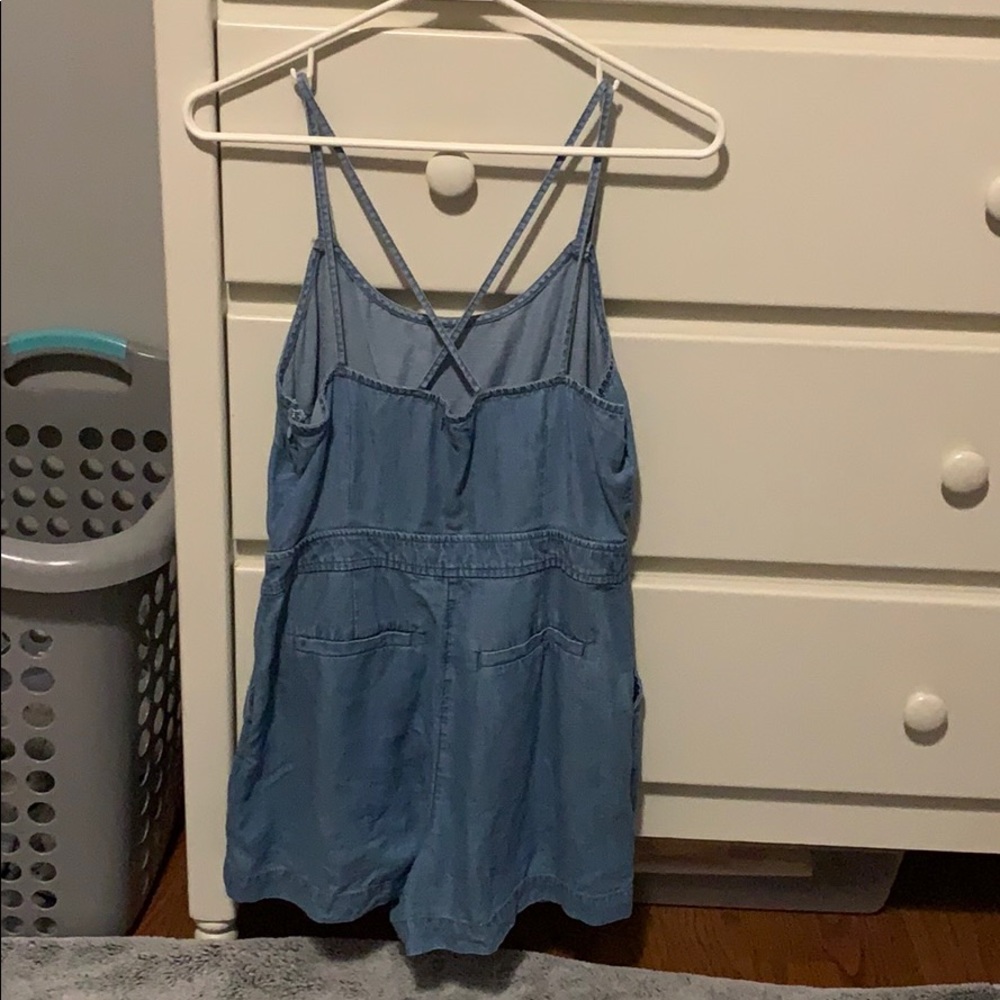 Denim Romper - image 2